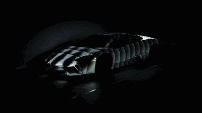 3d车体投影|驾驶一辆兰博基尼